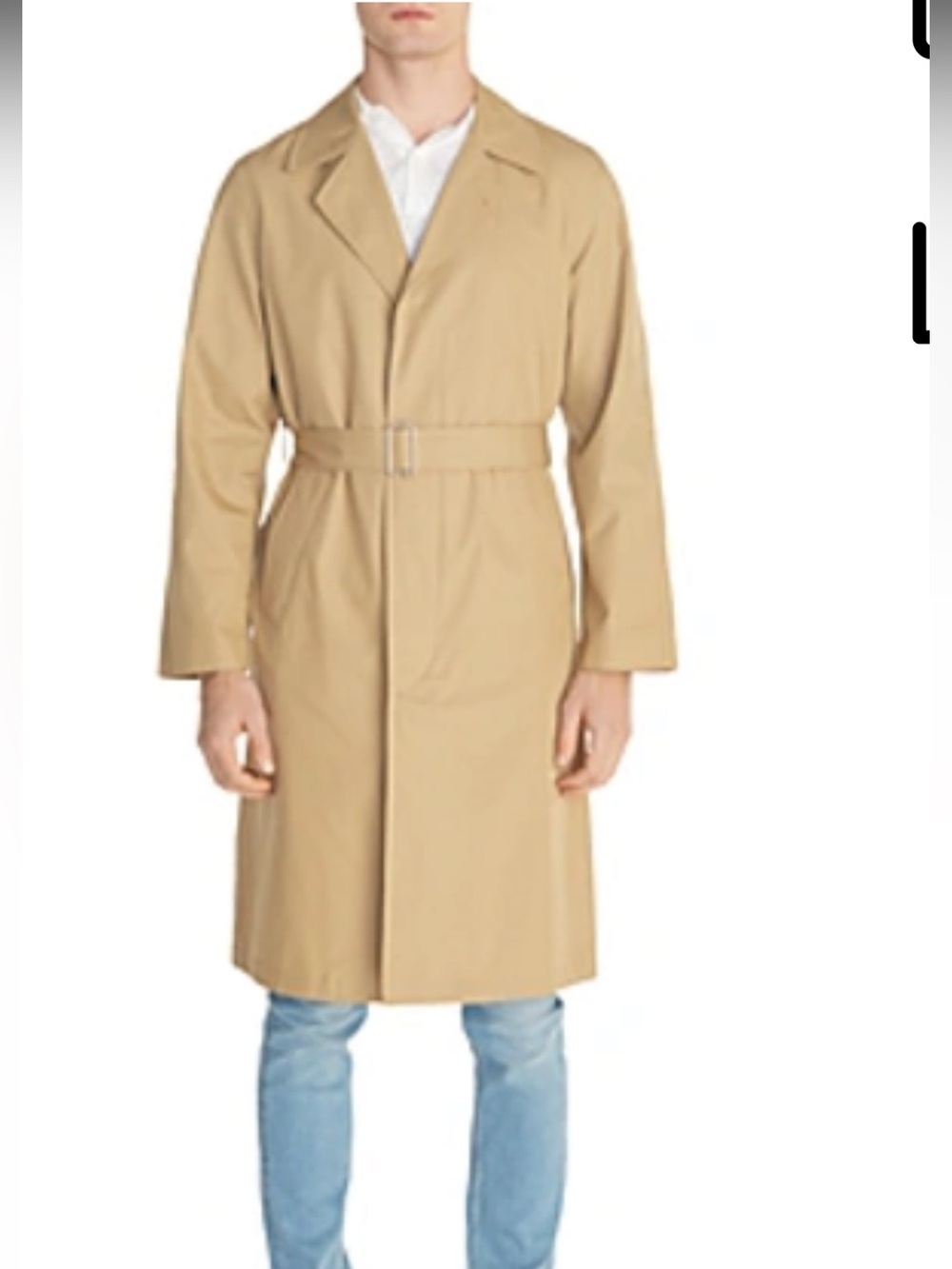 FALL SALE: Sandro Beige Tan Trench Coat with Belt